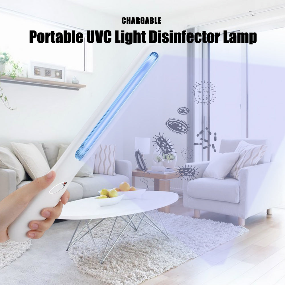 Portable Chargable UV Light Sanitizer Wand for Household and Travel