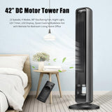 42” Tower Fan 12 Speeds12H Timer Quiet Cooling Bladeless Fan
