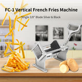 Vertical French Fries Machine with Single 3/8" Blade