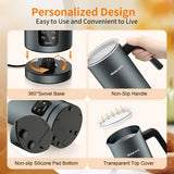 4 IN 1 Automatic Hot and Cold Coffee/Milk Frothe  With LED Touch Screen Pan