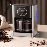 12-Cup Drip Coffee Machine with 24H Programmable