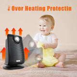 1500W Portable  Heater with IP21 Waterproof Adjustable Thermostat, For Living Room/Bedroom/Office/Washroom